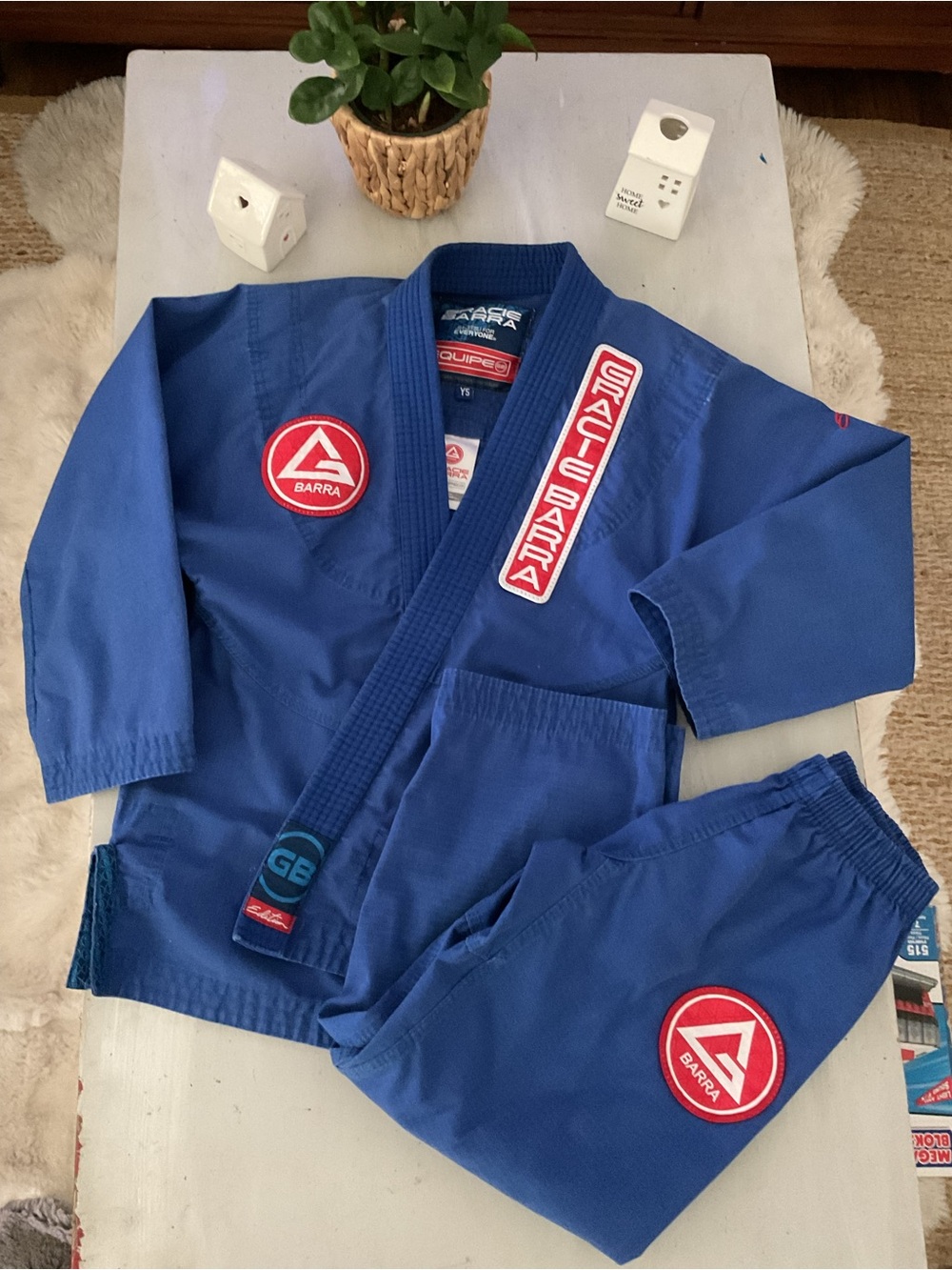 Gracie Barra Kids Blue BJJ Gi
